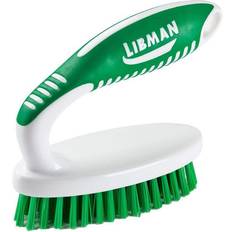 Brushes Libman Small Space Scrub Brush, White/Green