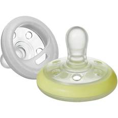 Tommee Tippee Smokker Tommee Tippee C2N Closer to Nature Night 6-18m dummy Natural 2 pc