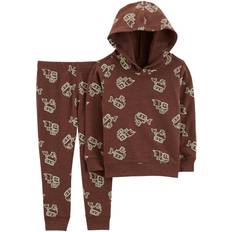 Carter's Tracksuits Children's Clothing Carter's Baby's Construction Hoodie & Pant 2-pcs Set - Brown