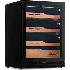 Air Coolers Newair 1,500 ct. Electric Cigar Humidor, Built-In Humidification System with Opti-Temp Heating and Cooling Function, NCH1K5BK00
