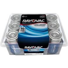 Watch Batteries Batteries & Chargers Rayovac Alkaline Battery, D, 12/Pack