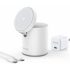 Anker Wireless Chargers Batteries & Chargers Anker PowerWave Magnetic 2-in-1 Stand White White