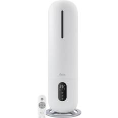 Humidifiers Crane 2-Gallon Tower Ultrasonic Cool Mist Humidifier In White White 2 Gallon