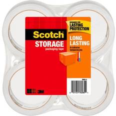 3M Packaging Tapes & Box Strapping 3M Scotch Long Lasting Storage Packaging Tape 4pcs