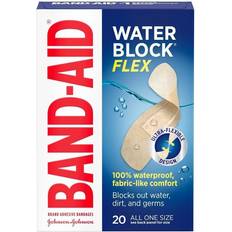 Plasters Band-Aid & Johnson 20-Count Waterblock Flex Adhesive