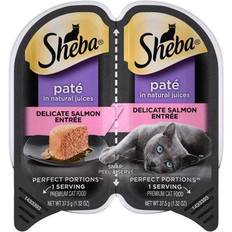 Sheba cat food Pets Sheba Perfect Portions PatÃ© Premium Delicate Salmon