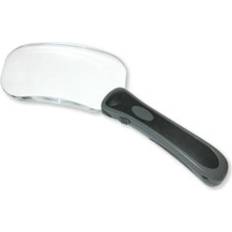 Magnifiers & Loupes Carson RM-77, Rim Free Rectangle Lighted Rimless Magnifier