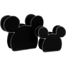 Storage Boxes Disney Mouse Shaped 2 Piece Felt Storage Caddy
