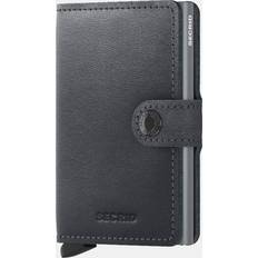 Geldbörsen & Schlüsseletuis Secrid leather anti-theft wallet with RFID protection, Dark grey.