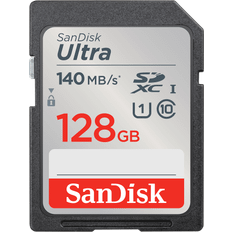 Minnekort & minnepenner SanDisk Ultra SDXC Class 10 UHS-I U1 A1 140MB/s 128GB