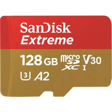 Sandisk microsdxc SanDisk Extreme MicroSDXC Class 10 UHS-I V30 A2 190/90MB/s 128 GB