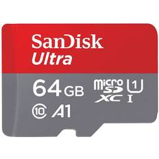 SanDisk Ultra microSDXC Class 10 UHS-I U1 A1 140MB/s 64GB +Adapter