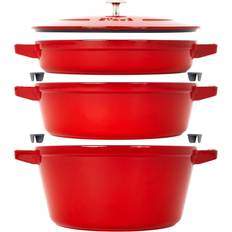 Staub Cookware Sets Staub - with lid 4 Parts