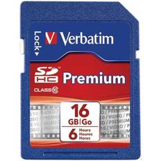 Verbatim Memory Cards & USB Flash Drives Verbatim VER96808 Premium SDHC Memory Card 1