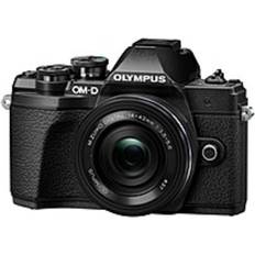 Olympus Digital Cameras Olympus OM-D E-M10 Mark III Mirrorless Camera with 14-42mm II R Lens (Black)