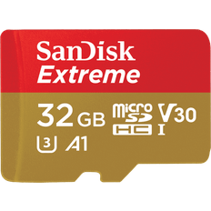 Western Digital Memory Cards & USB Flash Drives Western Digital SanDisk Extreme MicroSD UHS-I Card 32GB SDSQXVF-032G-AN6MA