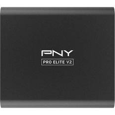 PNY Hard Drives PNY 1TB Pro Elite V2 USB Type-C Portable SSD PSD0CS2160-1TB-RB