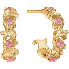 Vintage smykker Mads Z Vintage Blooming Earrings - Gold/Pink
