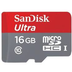 Class 10 Memory Cards Western Digital SanDisk Imaging Ultra microSDHC 16GB UHS-I Memory Card