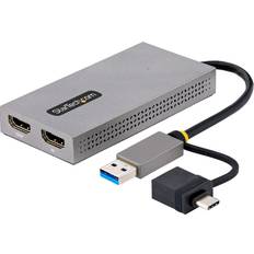 StarTech USB A/USB C-HDMI Adapter M-F 0.4ft