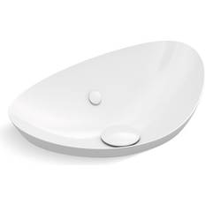 Kitchen Sinks Kohler Veil® Ceramic Specialty Vessel Bathroom Sink with Overflow