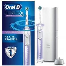 Oral b genius Oral-B 91227674 Genius x Limited Rechargeable Electric Toothbrush with Artificial Intelligence Orchid Purple