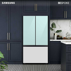 White french door refrigerator Samsung Bespoke 3-Door French White, Black, Blue, Green, Pink, Gray, Yellow
