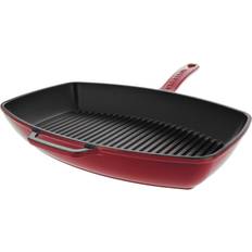 Grilling Pans on sale Chasseur 12-inch Red Rectangular French Enameled