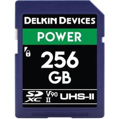 Delkin Memory Cards & USB Flash Drives Delkin Power SDXC Class 10 UHS-II U3 V90 300/250Mb/s 256GB