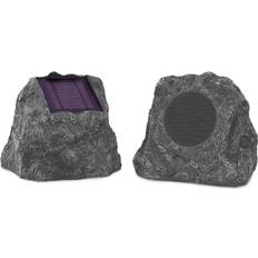 Bluetooth Outdoor Speakers Victrola Innovative Technology Pair Solar Charging Rock