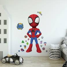 Interior Decorating RoomMates Spidey & His Amazing Friends Peel & Stick Giant Wall Decals