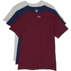 Ralph lauren t shirts 3 pack Clothing Polo Ralph Lauren Cotton Solid Undershirts, Pack of Burgundy/Navy/ Gray
