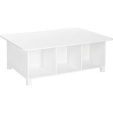Kids Activity Table With 6 Storage Cubbies