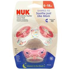 Nuk Orthodontic Pacifier Value Pack, 6-18 Months, 3 Pack