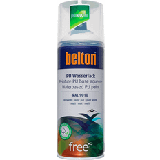 Belton Free mat farvespray RAL 9010 ren Lackfarbe Weiß 0.4L