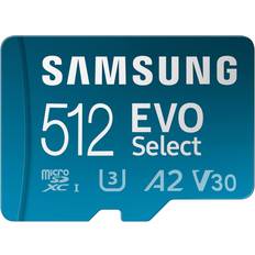 Memory Cards & USB Flash Drives Samsung EVO Select Adapter microSDXC 512GB(MB-ME512KA/AM) 512GB