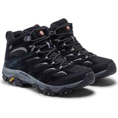 Merrell Sko Merrell Mens Outdoor Shoes Men's Moab Mid GTX Black/Grey