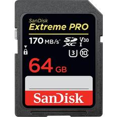 Sandisk extreme pro 64gb Western Digital SanDisk Extreme PRO 64GB SDXC UHS-I Memory Card