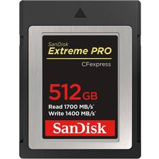 512 GB Minnekort & minnepenner SanDisk Extreme Pro CFexpress Card Type B 1400MB/s 512GB