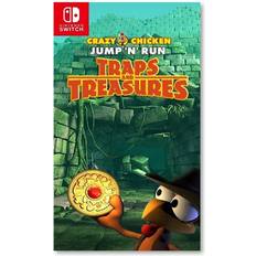 Nintendo Switch-Spiele Crazy Chicken Jump 'n' Run Traps Treasures (Switch)
