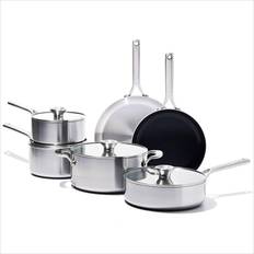 Stainless Steel Cookware Sets OXO Mira Cookware Set with lid 10 Parts