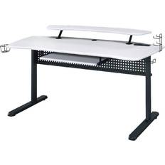Acme Furniture Vildre Gaming Desk Black/White