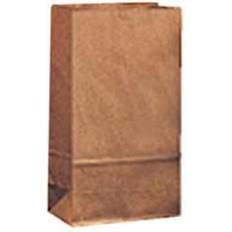 Fabric Tote Bags General AJM Heavy Duty Brown Kraft Paper Grocery Bags- Capacity 57 lbs, 500/PK Quill Brown