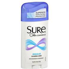 Sure Deodorants Sure Invisible Solid Antiperspirant & Deodorant Regular 2.6
