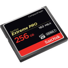 Memory Cards & USB Flash Drives Western Digital SanDisk Extreme 256GB CompactFlash (CF) Memory Card