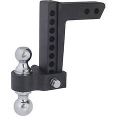 Hitch Balls Trailer Valet Blackout Series Adjustable Drop Hitch, 2 in. and 2-5/16 in. Ball, 0-8 in. Drop, BSDH0032