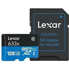 LEXAR High Performance microSDXC Class 10 UHS-I U1 95/45MB/s 633x 128GB