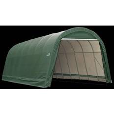ShelterLogic 15'x28'x12' ShelterCoat Green Round Style Garage