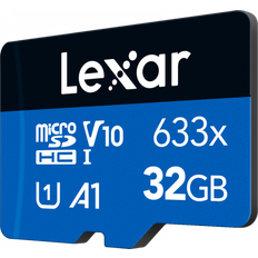 LEXAR 32 GB Minnekort & minnepenner LEXAR High-Performance microSDHC Class 10 UHS-I U1 V10 A1 633X 32GB