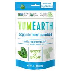 Candies YumEarth Yummy Organic Wild Peppermint Hard Candies, 3.3 Oz, Pack